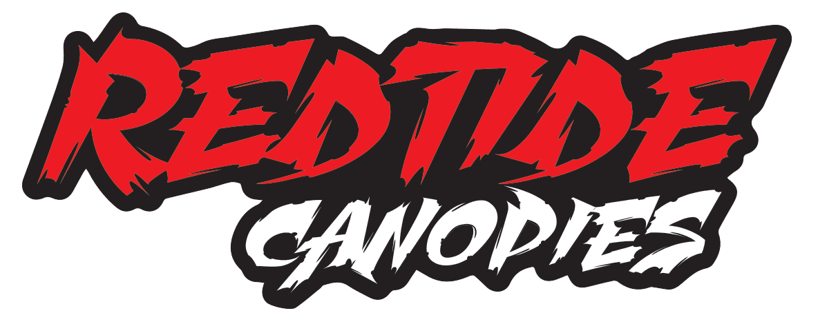 RedTide Canopies Logo Black Outline